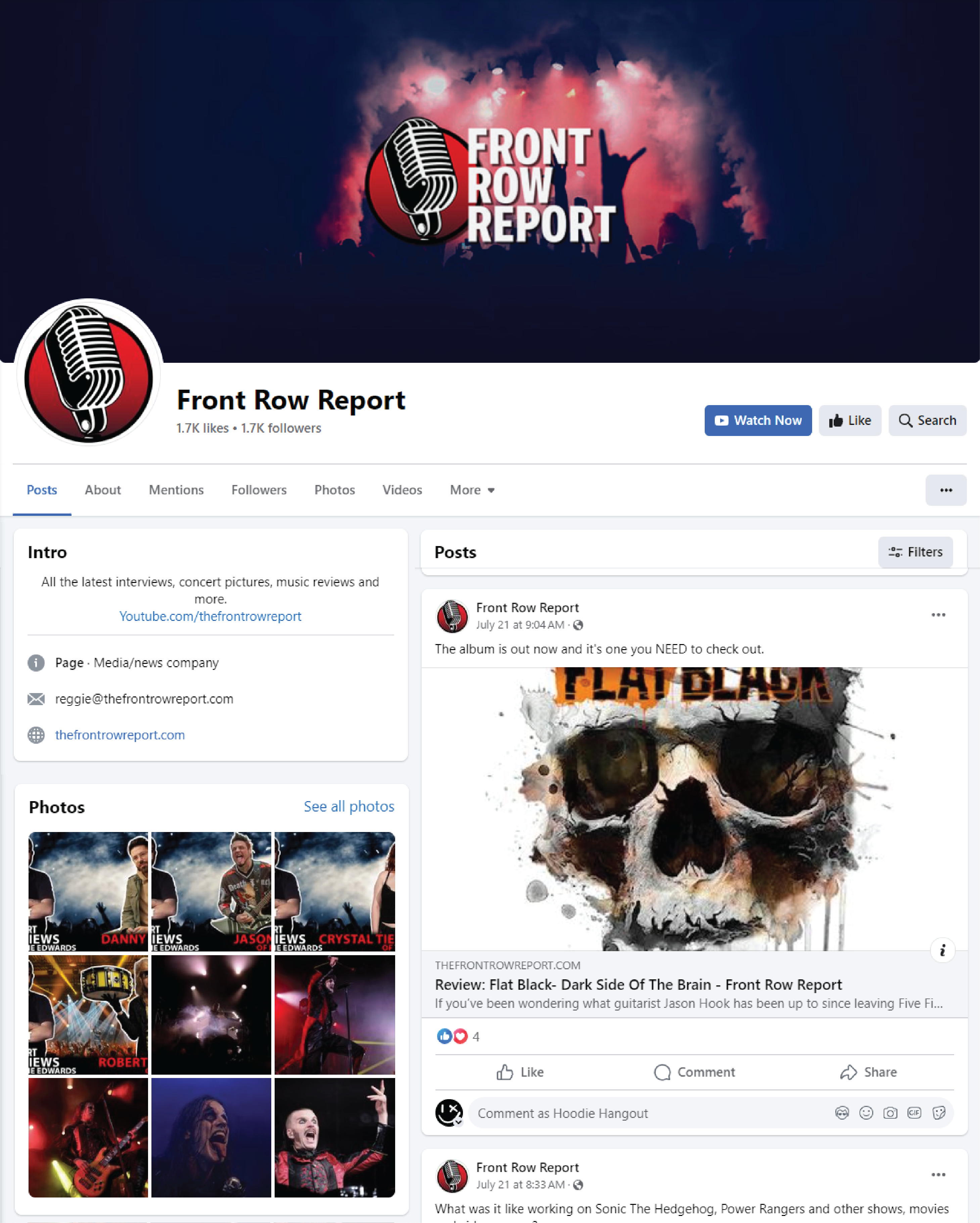 Facebook Page